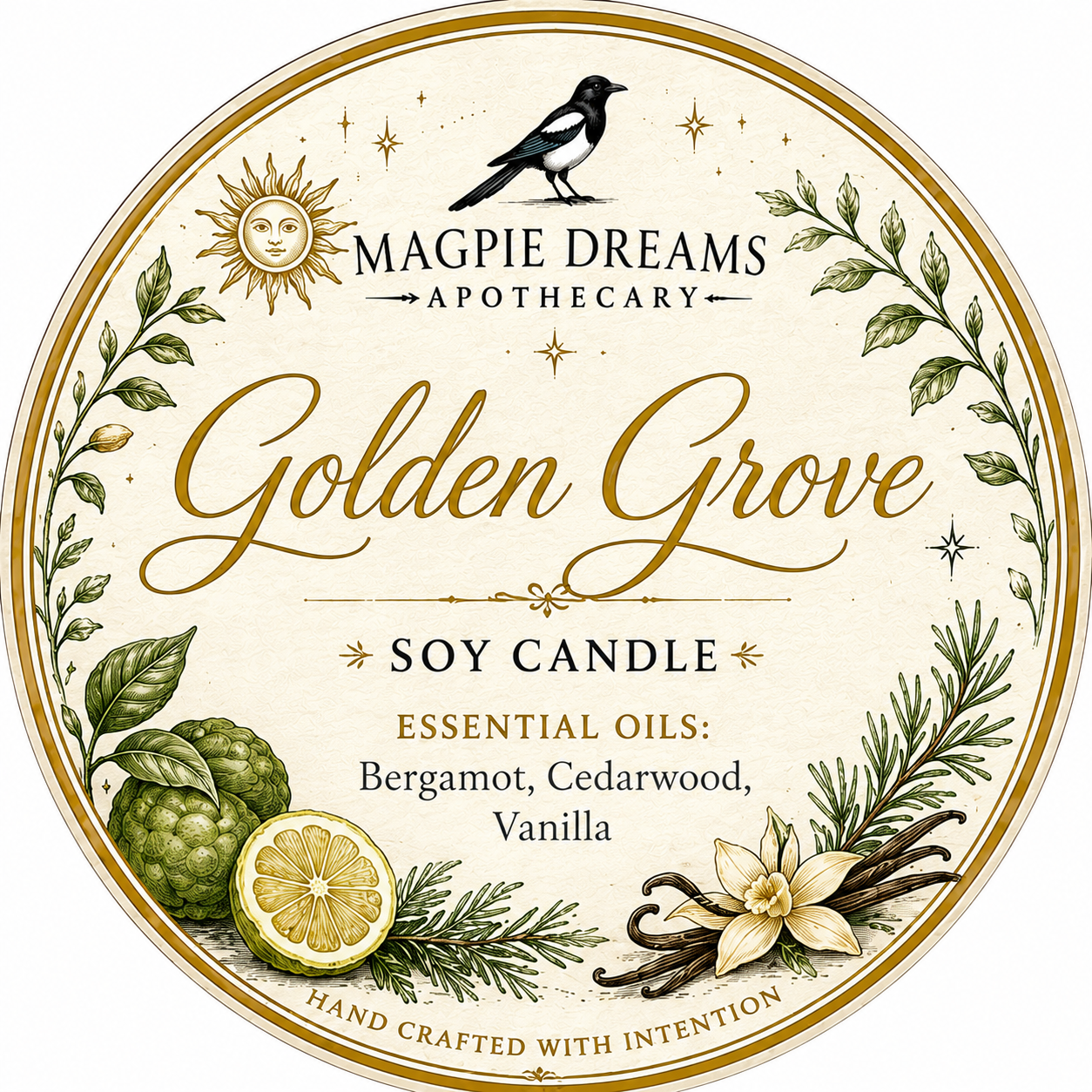 Golden Grove Soy Candle